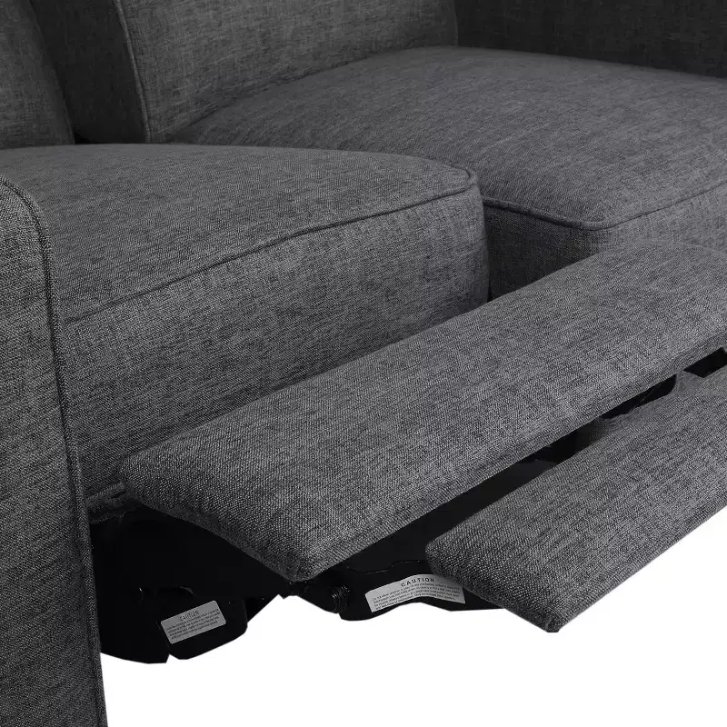 Christopher Knight Home Denison Upholstered Tufted Loveseat Pushback Recliner