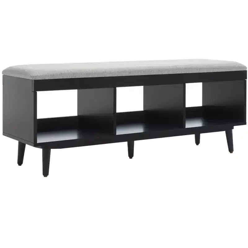 Cricket Open Shelf Bench With Cushion - BCH5000 - Safavieh