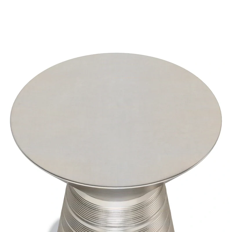 WYNDENHALL Bernhardt Industrial 18 inch Wide Metal Accent Side Table, Fully Assembled