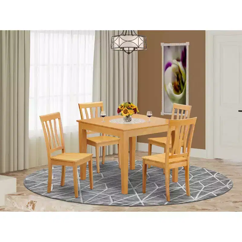 Retro Table and Chair - Renaissance Style Dining Furniture