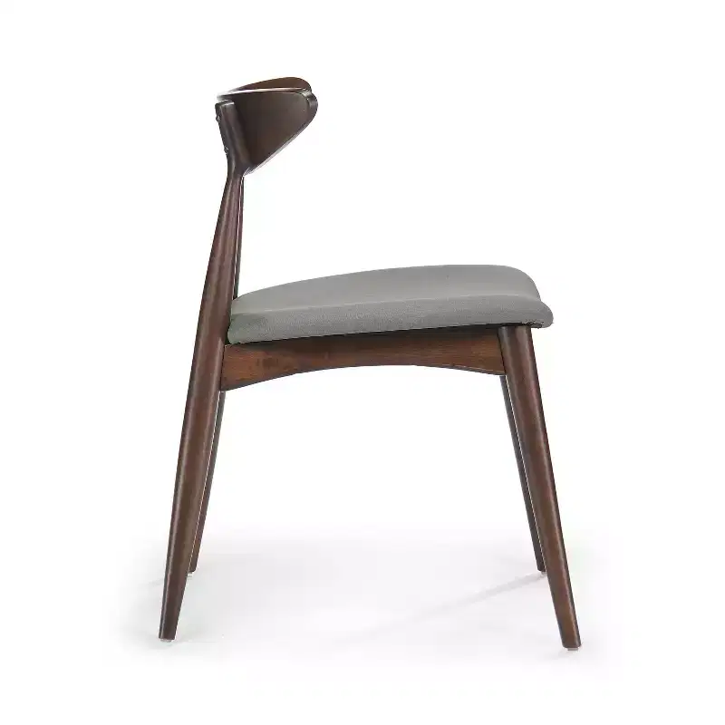 Christopher Knight Home Barron Mid Century Modern Rubberwood Fabric Upholstered Dining Chairs (Set of 2)
