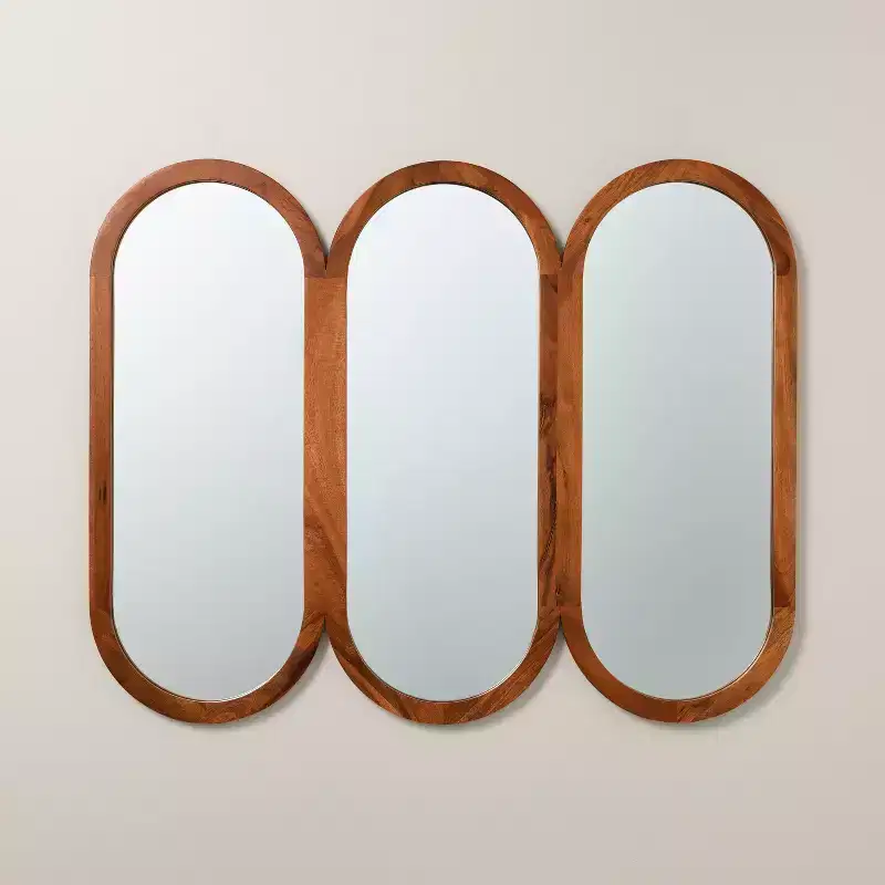 32x26 Wood Framed Triple Oval Mirror - Hearth & Hand™ with Magnolia