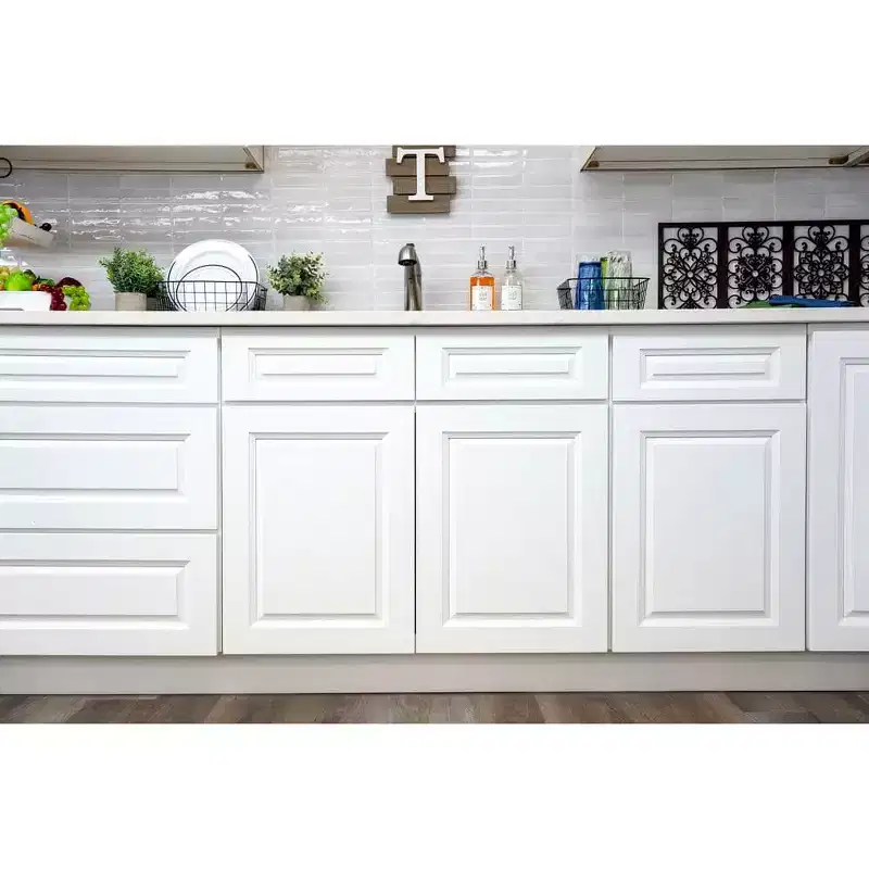 CASAINC 30 in. W x 24 in. D x 34.5 in. H Base Kitchen Cabinet with Drawer and Soft-Close Hinges  Plywood RTA Cabinet