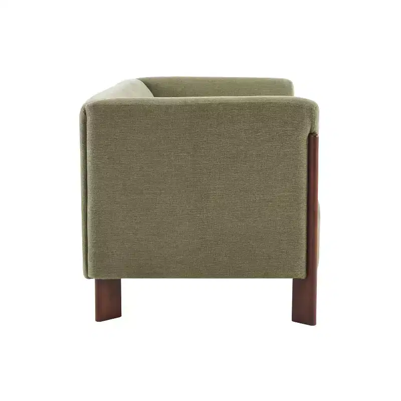 Christopher Knight Home Patcharee Modern 80 3-Seater Wooden Upholstered Sofa