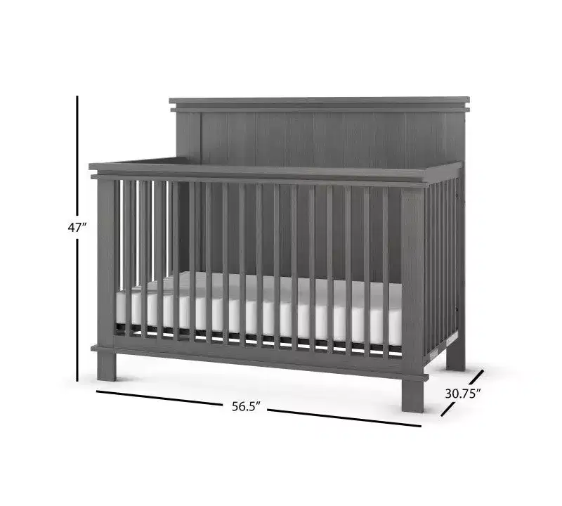Child Craft Denman Crib, Dresser and Chest Nursery Set, 3-Piece, Includes 4-in-1 Convertible Crib, Dresser and Chest