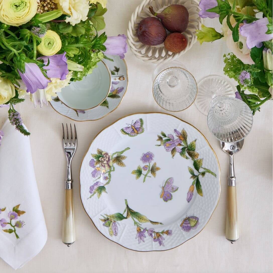 Royal Garden Butterfly Floral Dinner Plate 28.5cm