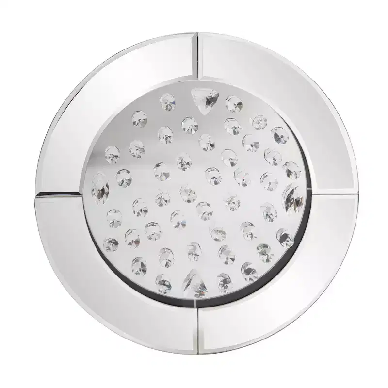 Decorative Round Beveled Wall Mirror
