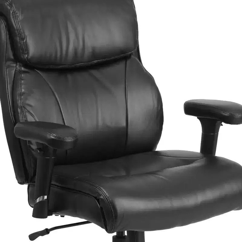 Emma and Oliver 400 lb. Big & Tall Mid-Back Swivel Clean Line Stitch Ergonomic Task Office Chair