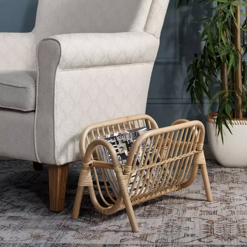 Selby Magazine Rack - STG6505 - Natural - Safavieh
