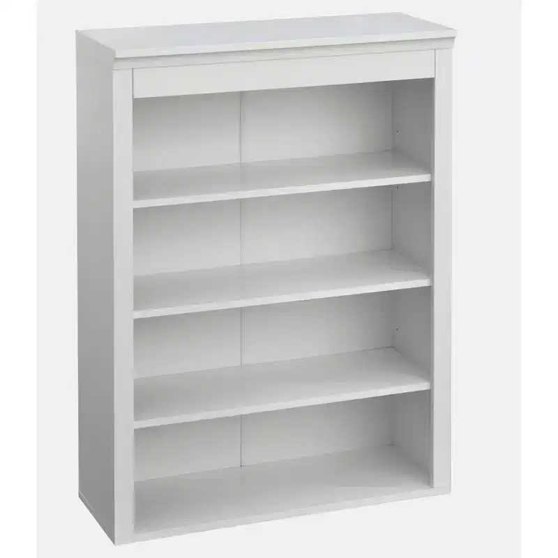 3-Shelf Display Hutch White | Modern Farmhouse Storage