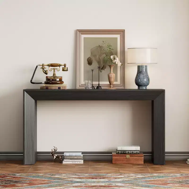 Christopher Knight Home Ihab Modern Minimalist Rectangle Wood Console Table