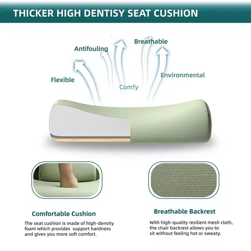 MAYEERTY 360 Swivel Office Chair Height Adjustable Pneumatic Seat 275 Lbs Weight Capacity
