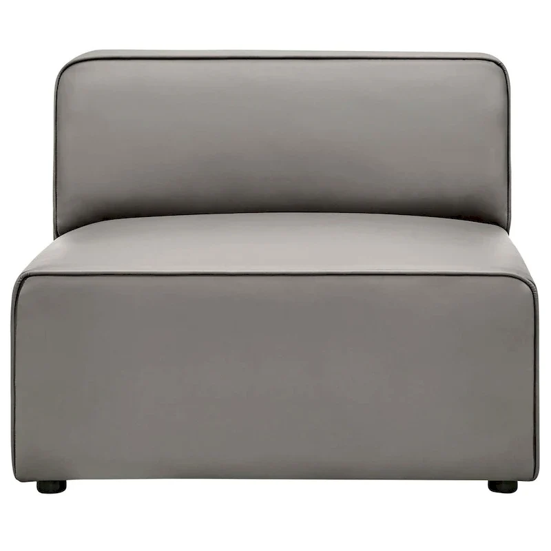 Mingle Vegan Leather 7-Piece Sectional Sofa