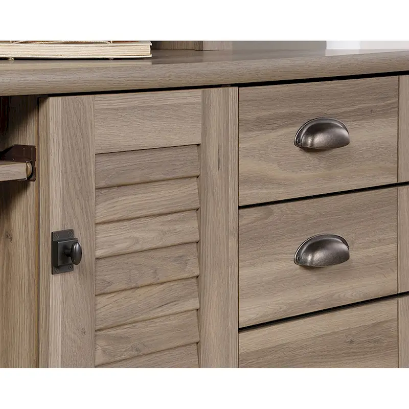 Computer Desk with Hutch