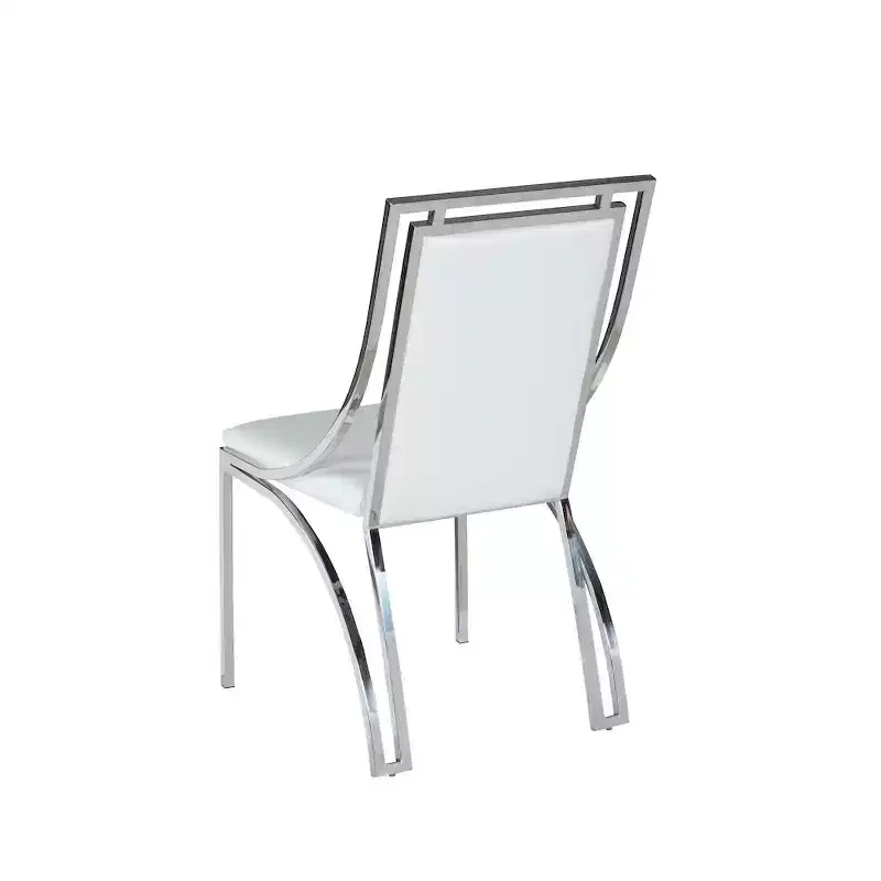 Chintaly Imports,Contemporary Open Frame Side Chair - Set of 2