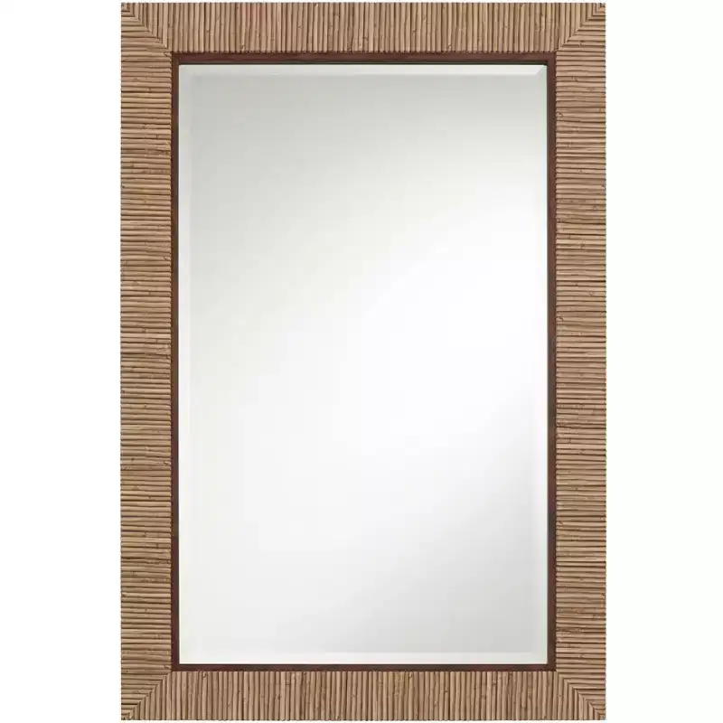 Uttermost Farria 24 x 36 Matte Natural Rectangular Wall Mirror