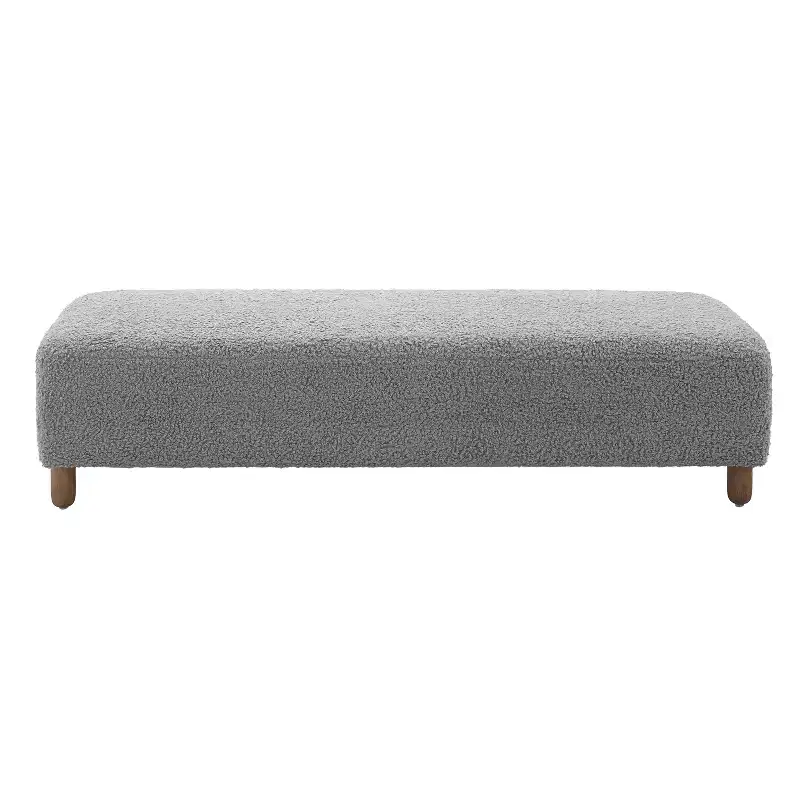 Christopher Knight Home Felix Wood Upholstered Ottoman
