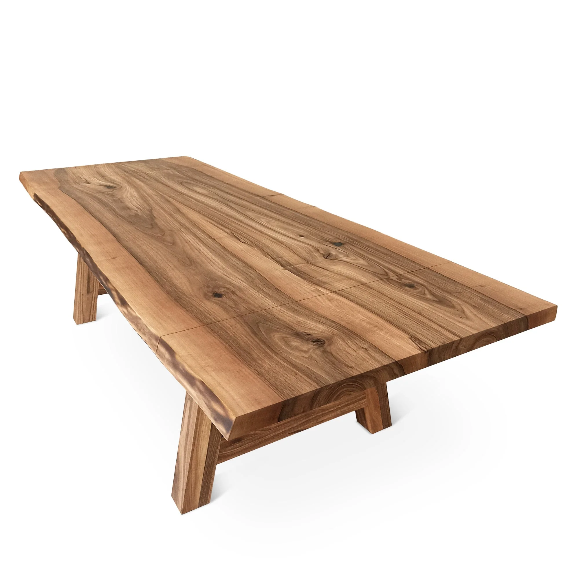Walnut Dining Table - Introducing the dining table in solid walnut - a piece that seamlessly blends the serene charm of rural life with