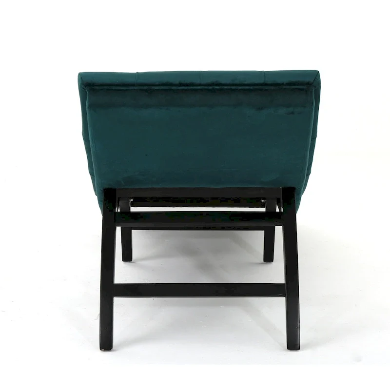 Garret Tufted Velvet Chaise Lounge by Christopher Knight Home