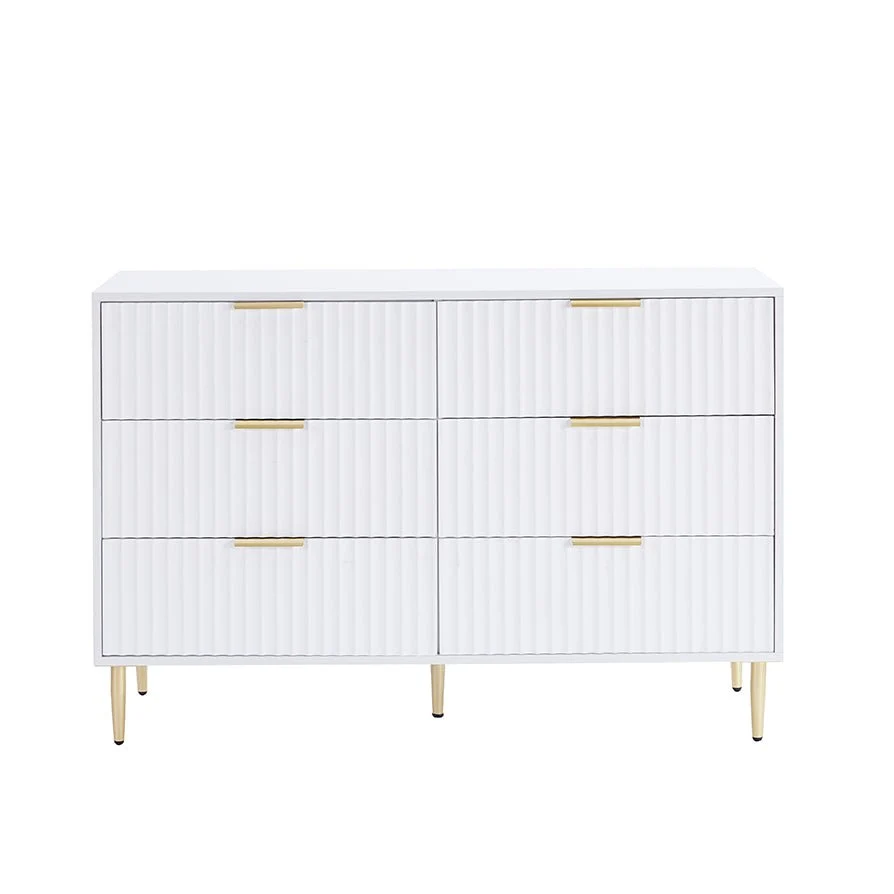 6 Drawer Chest - Warm White
