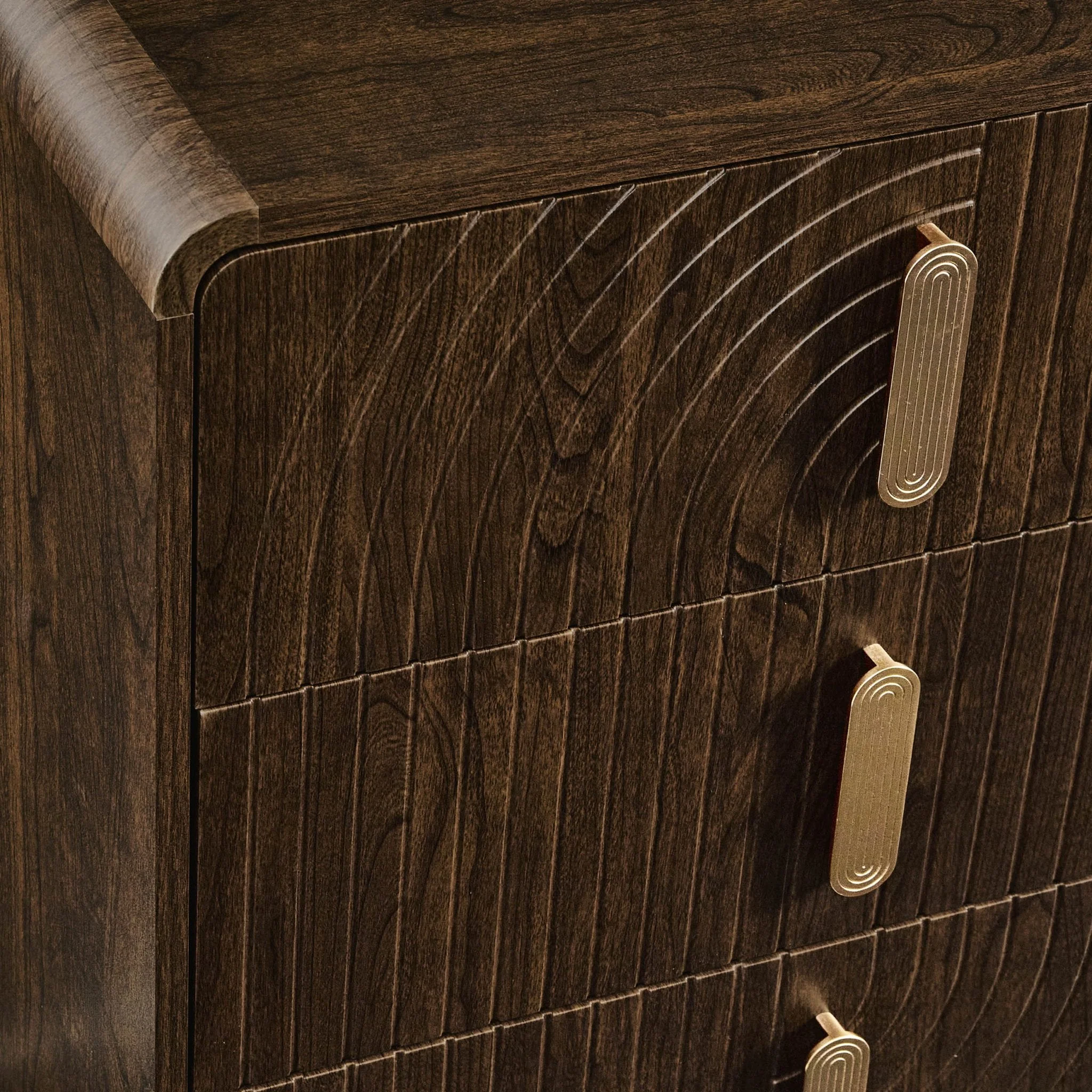 6 Drawer Chest - Walnut