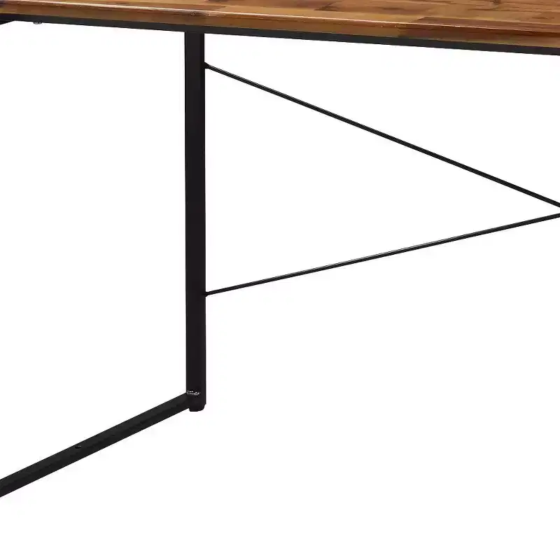 47 Brown and Black Writing Desk