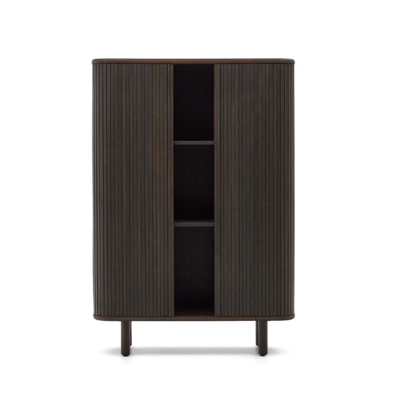Brown Ash Storage Cabinet with Storage for Office