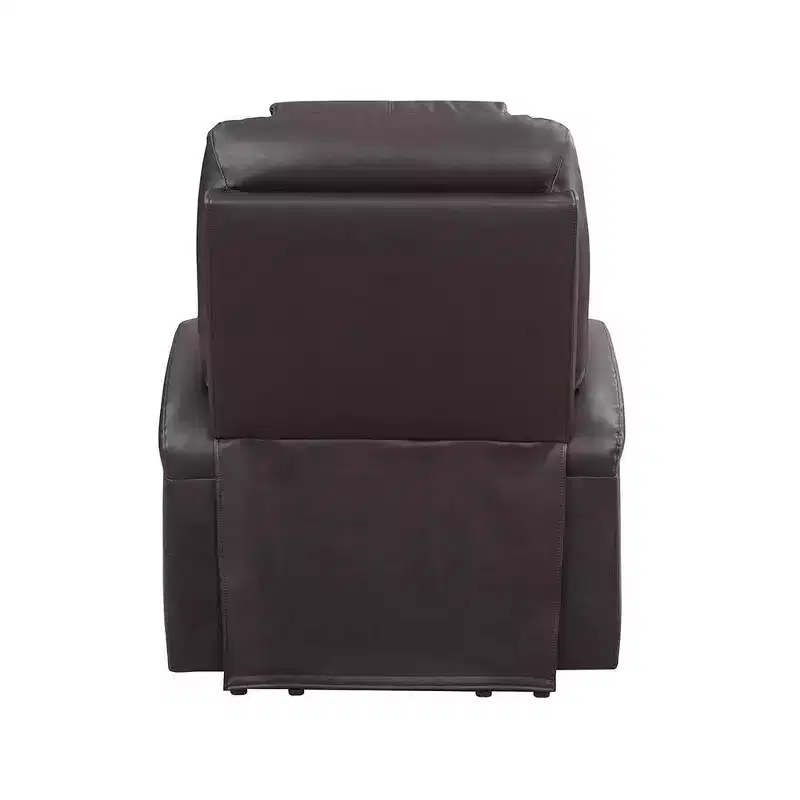 Acme Furniture Evander Leather Aire Power Recliner Sofa Brown