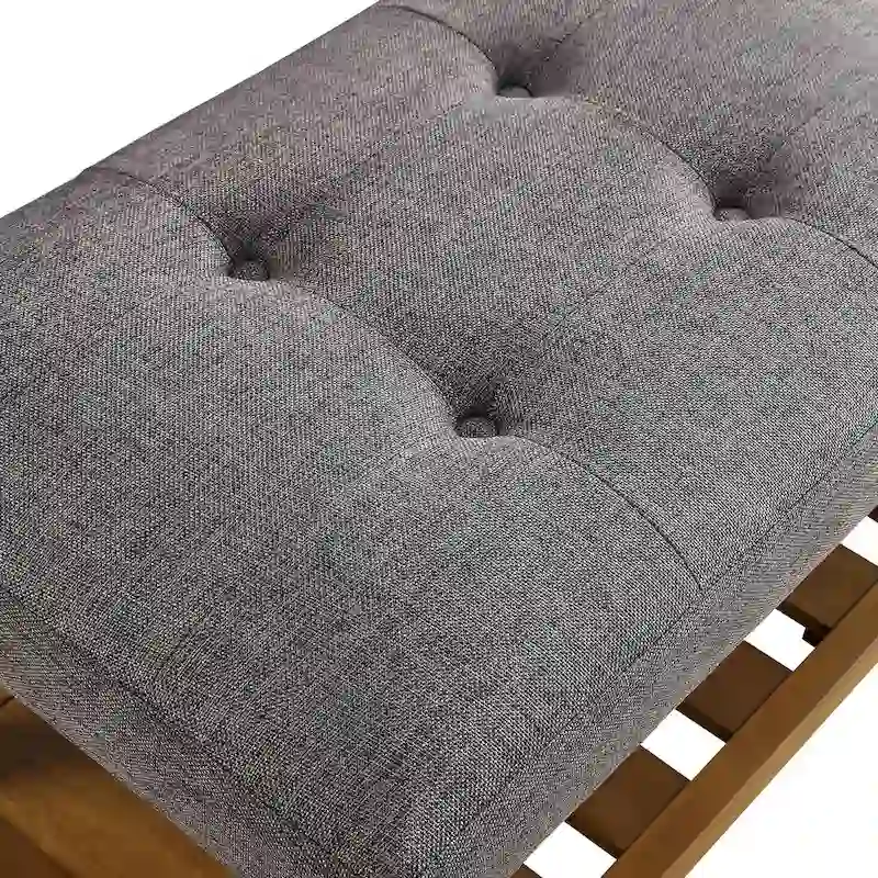 Wooden Bench, Gray & Oak