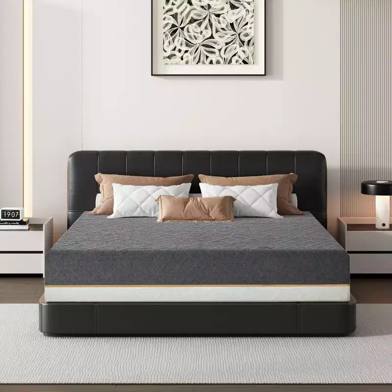 14 Inch Flippable King Mattress, Medium to Extra Firm, Gel Foam, CertiPUR-US, Boxed