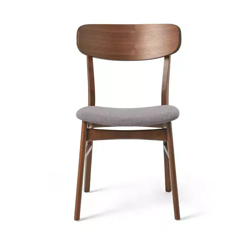 Christopher Knight Home Fausett Mid Century Modern Fabric Upholstered Wood 5 Piece Dining Set