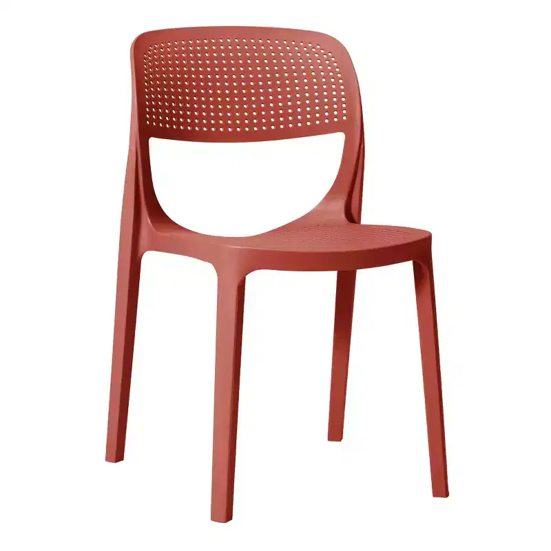 WestinTrends Playa Modern Stackable Plastic Resin Patio Dining Side Chair (Set of 2)