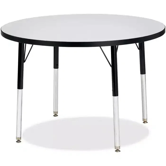Adult Height Color Edge Round Table (36 x 36) in Black