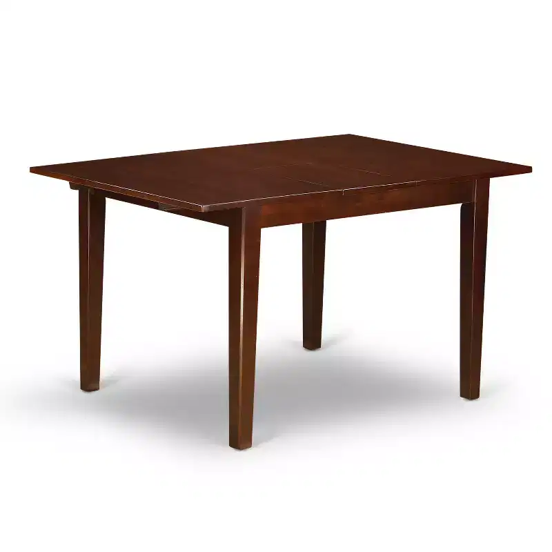 HomeStock Dinette Set Rectangular Table With Leaf And Dining Chairs