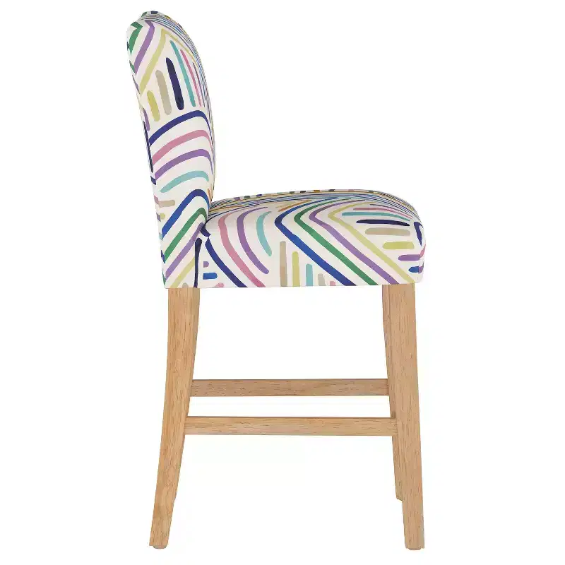 Skyline Furniture Hendrix Patterned Counter Height Barstool