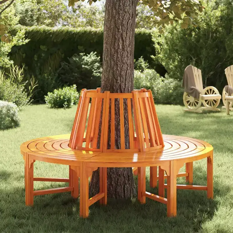 vidaXL Garden Bench Brown (wood colour) Eucalyptus tropical hardwood