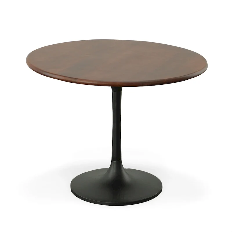 Carolina Living Alden Wood Top 40 Round Dining Table