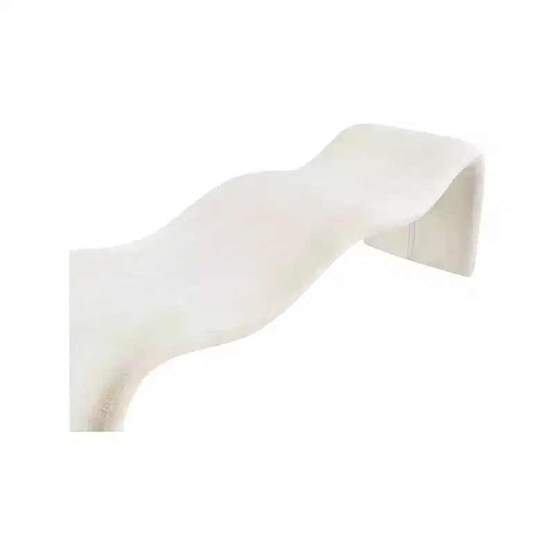 Meridian Furniture,Willow Chenille Fabric Bench