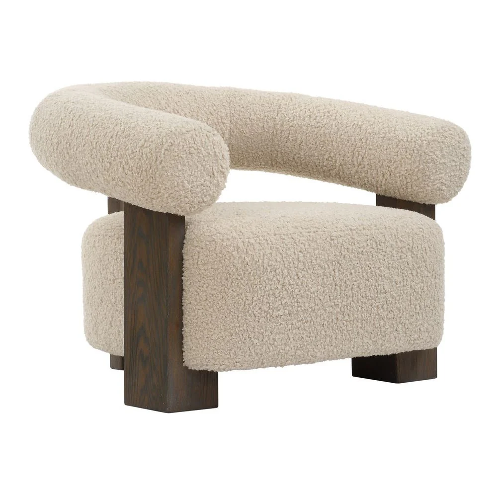 Channel Stitched Moss Green Chenille Hidden Swivel Chair