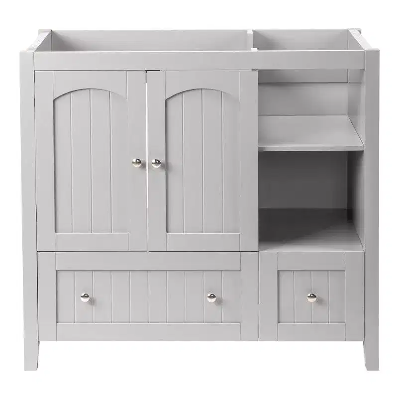 Karl Home Gray Bathroom Vanity Without Sink Top