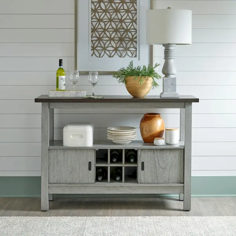 Newport Smokey Gray Carbon Server
