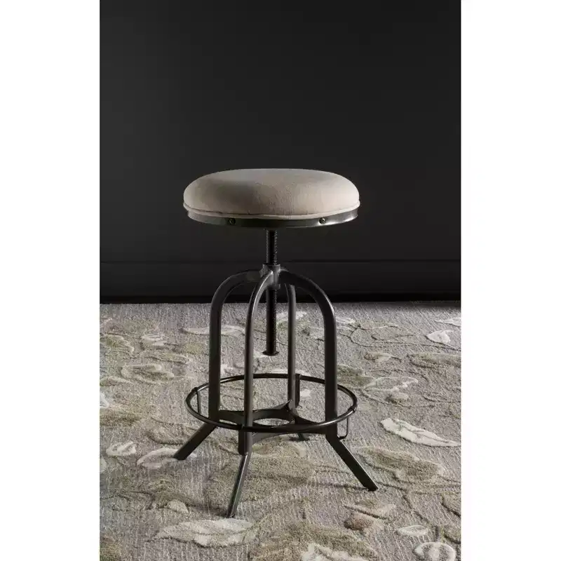 Wildomar Swivel Stool - FOX6226 - Safavieh Couture