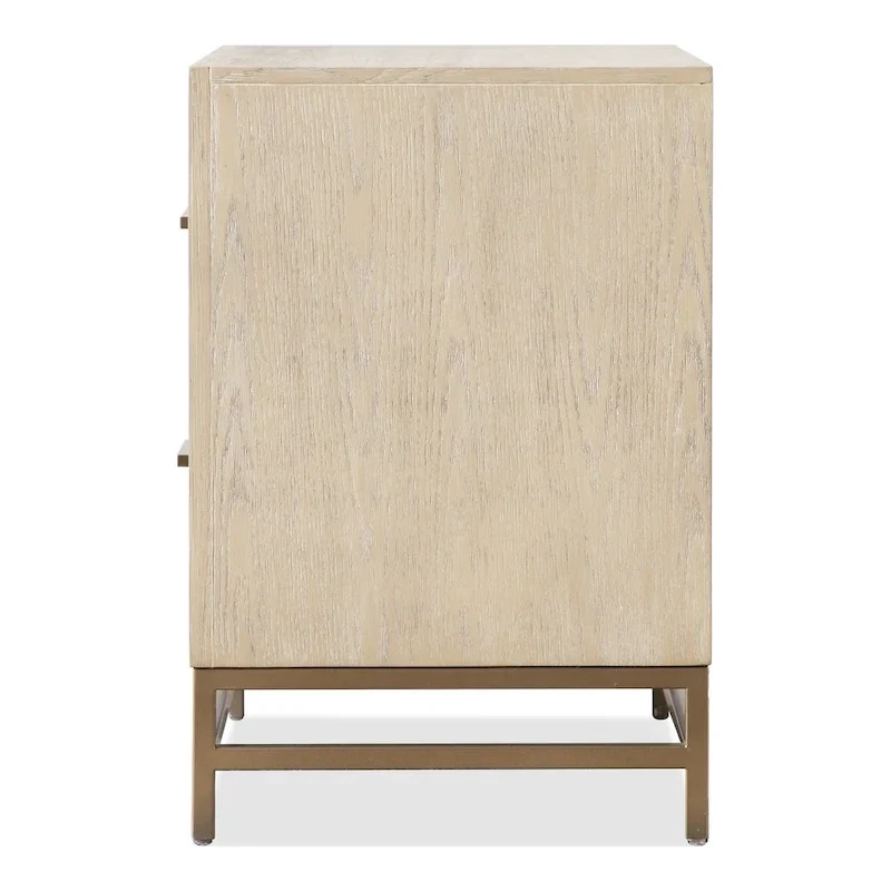 Furniture of America Drayden Transitional Oak Solid Wood 3-Piece Bed and 2 Nightstand Bedroom Set