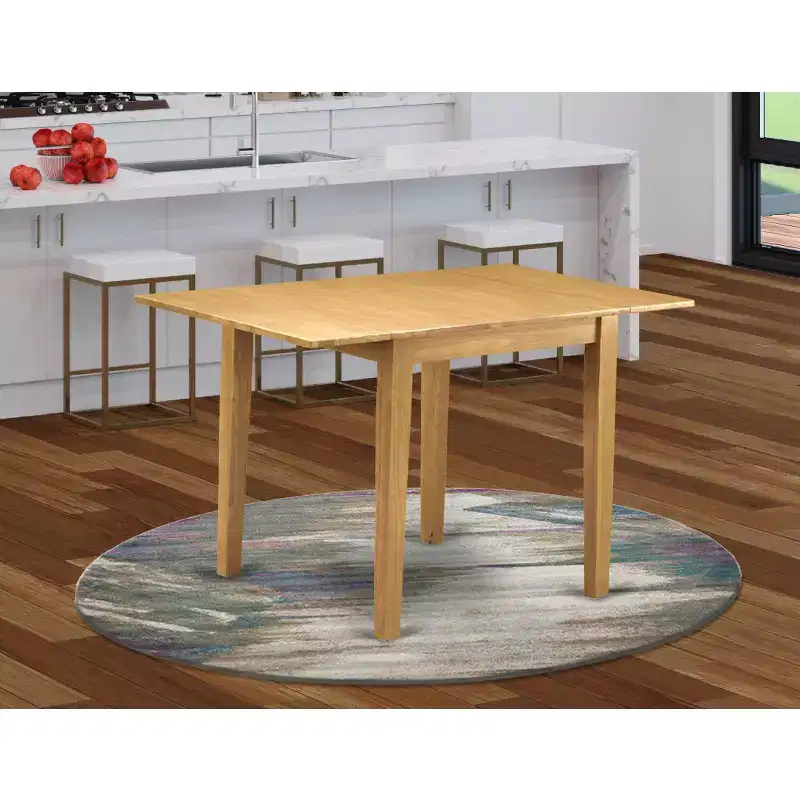 HomeStock Rectangular Table 30X48 With 2 Drop Leaves