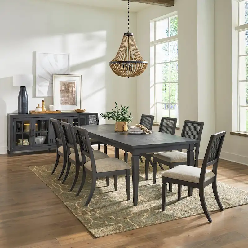 Caruso Heights Aged Whiskey Rectangular Table Set
