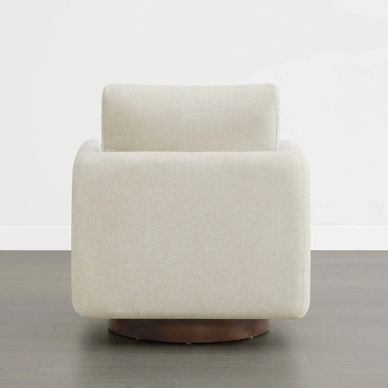 Rebecca Swivel Accent Chair Armchair with Back Cushion