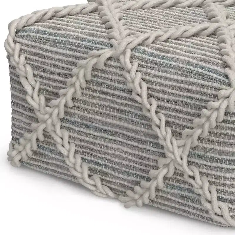 Woodley Square Pouf - WyndenHall