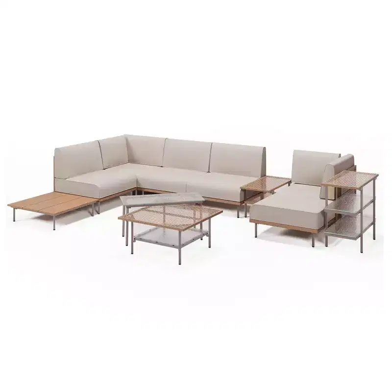 LAUSAINT HOME 10-Piece Wicker Patio Conversation Set