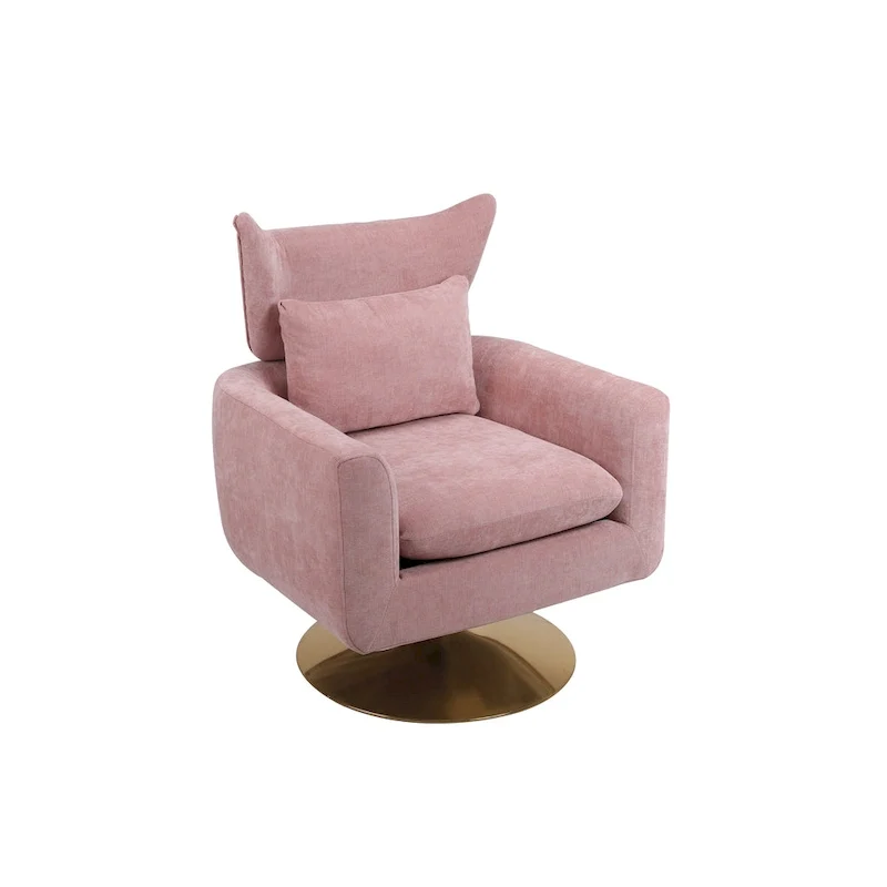 Mid-Century 360-degree Swivel Accent Chair