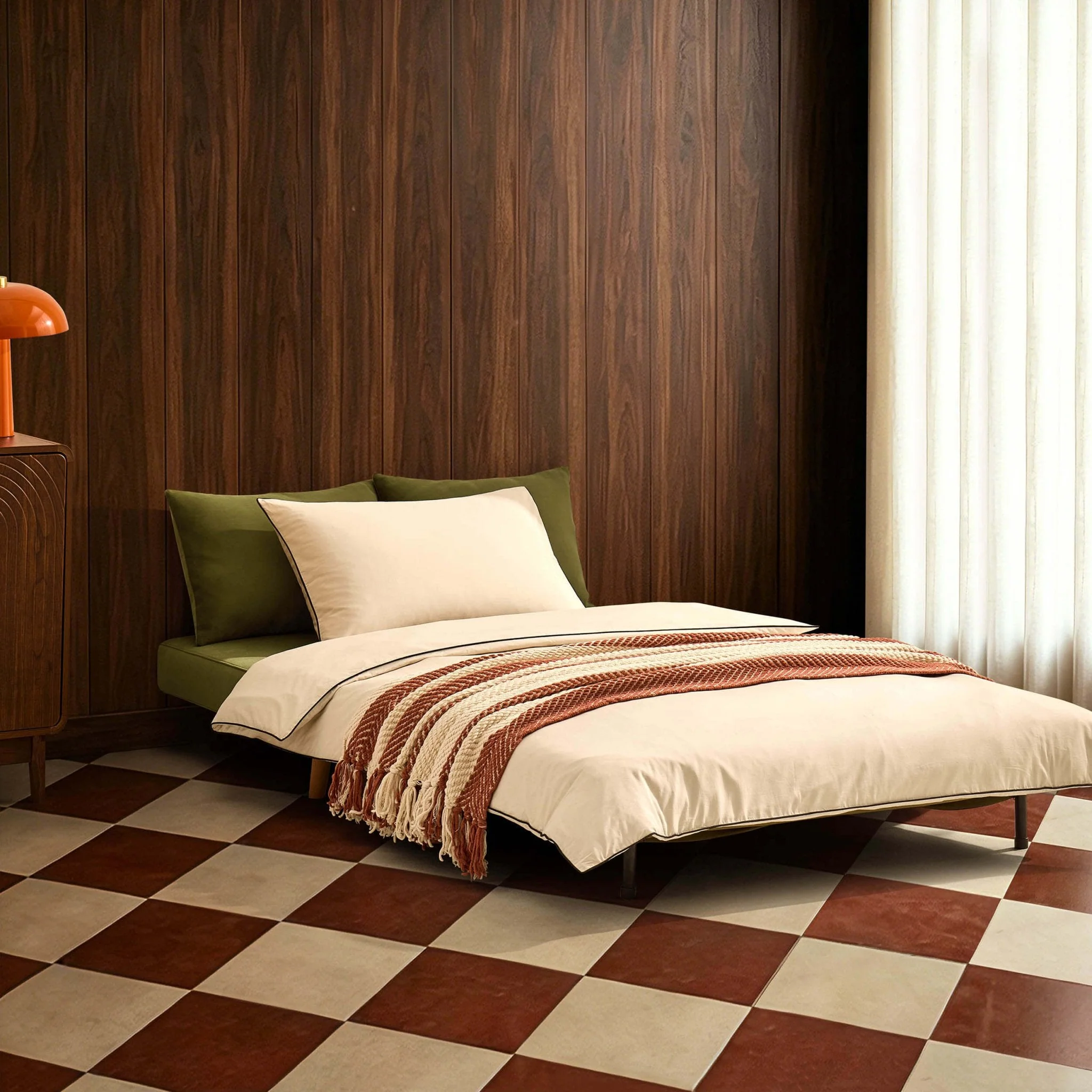Double Sofa Bed - Muted